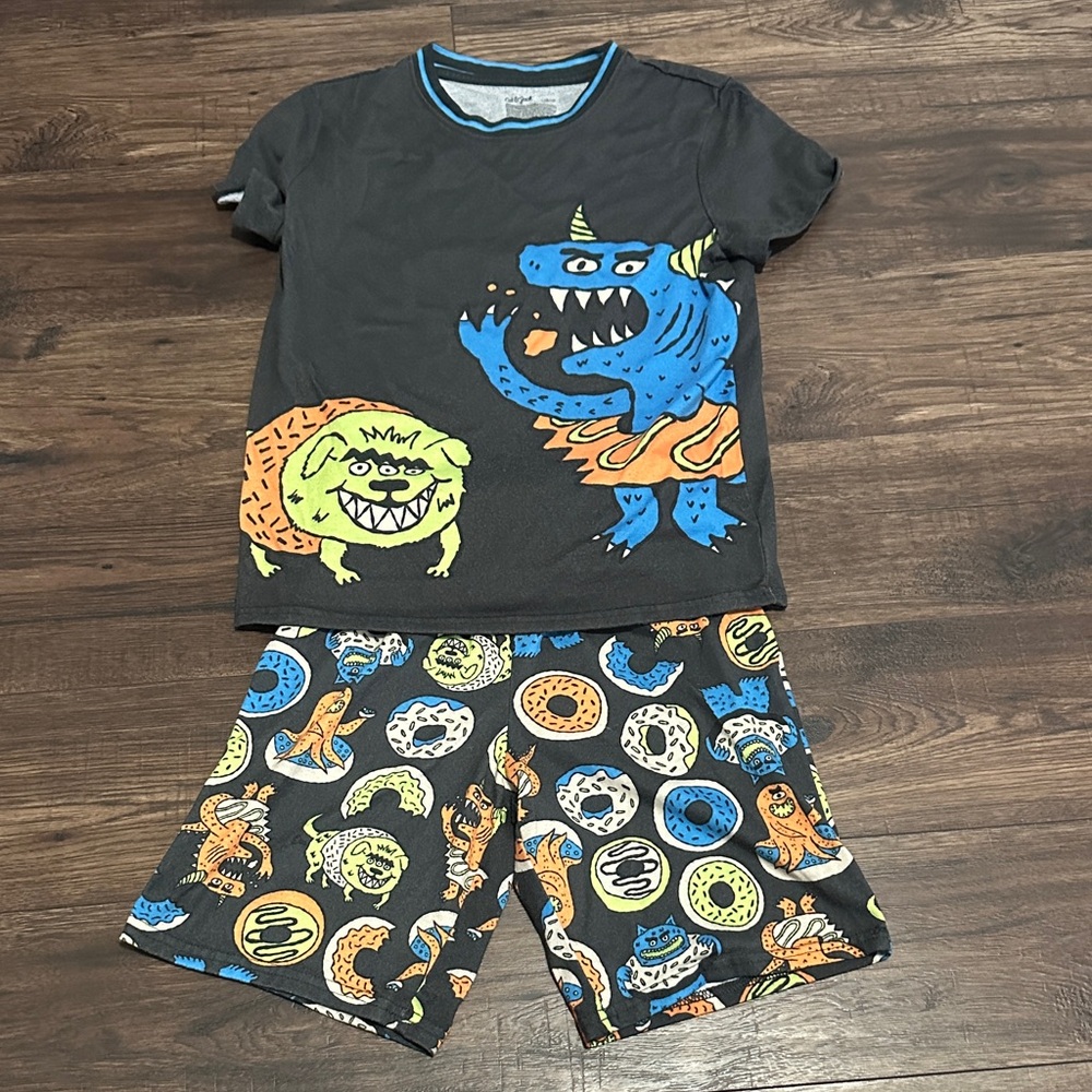 Cat & Jack Donut Monster Pajama Set